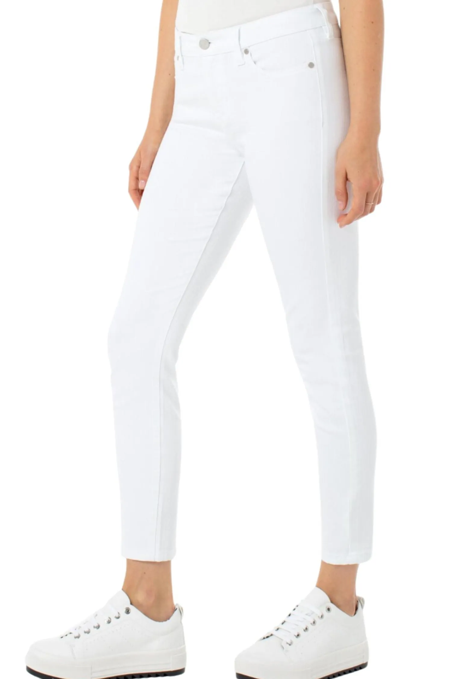 Sale Abby Skinny Ankle - White - AT2 Women Women's Jeans