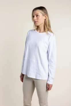 Best Alice Long Sleeve Tee - White - TT34 Shirts & Tops