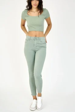 Best Anna High Rise Jeans - Sage - AL1 Women Women's Jeans