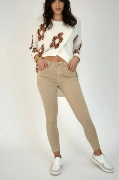 Discount Anna High Rise Jeans - Stone - AL1 Women Women's Jeans