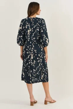 Sale Anya Linen Dress - Universe - OJ5 Dresses