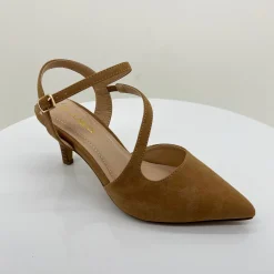 Online April Pointed Heel - Camel - C2 Wedding Shoes|Heels