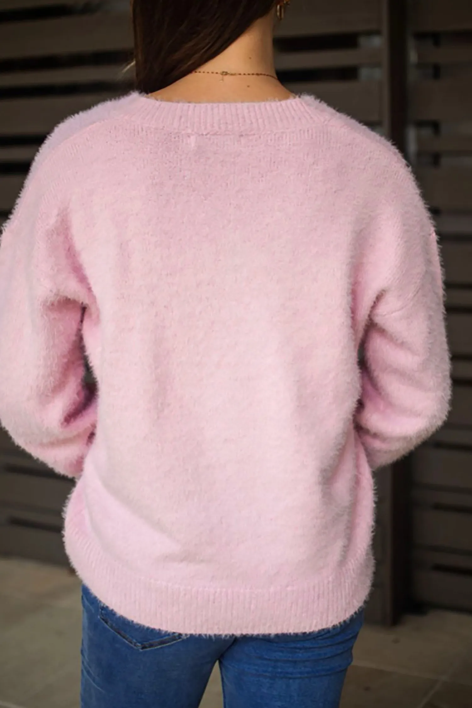 Clearance Aurelia Jumper - Baby Pink - SO6 Jumpers & Knitwear