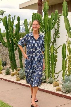 New Avalon Cotton Dress - Fracture - N15 Dresses