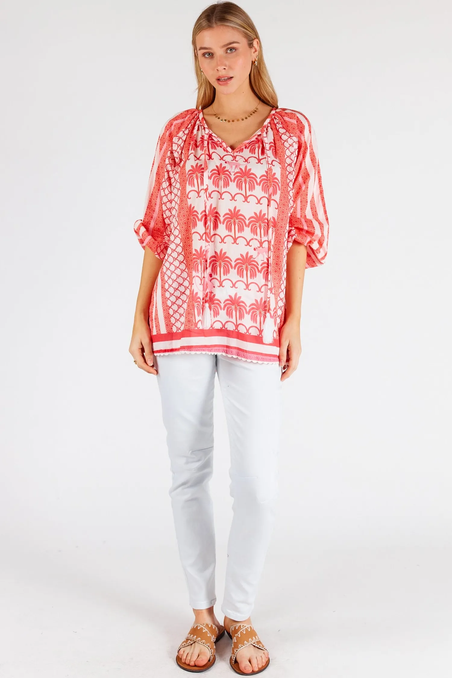 Hot Blakely Top - Melon - LL46 Shirts & Tops