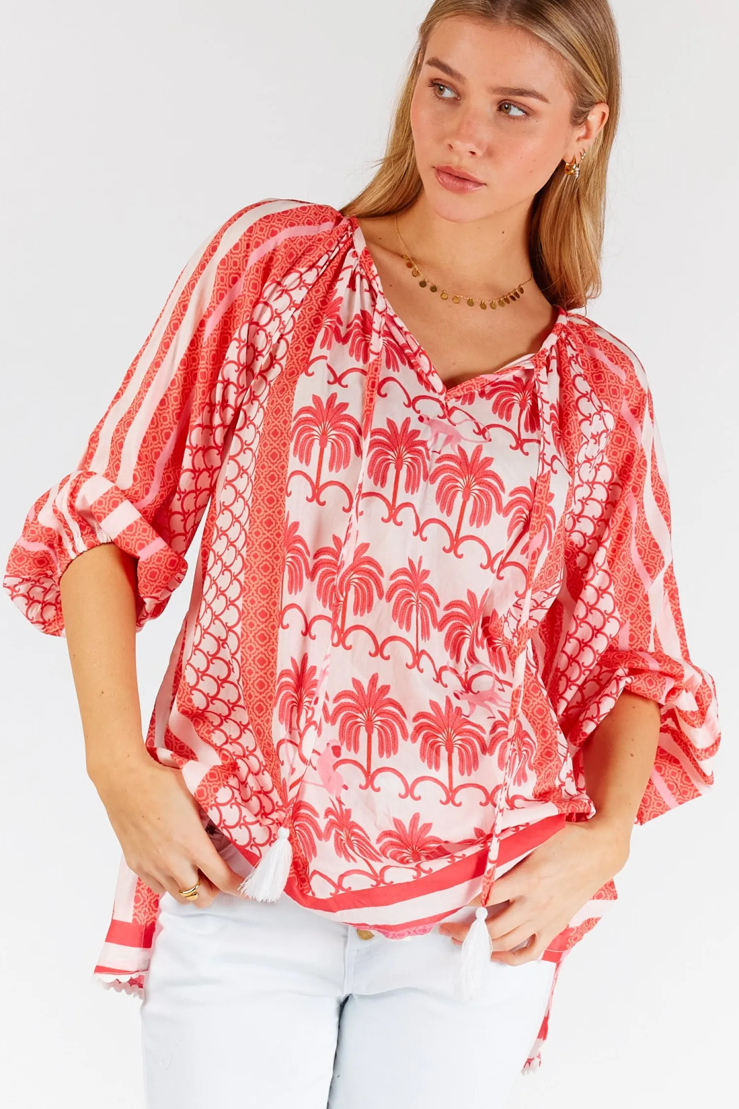 Hot Blakely Top - Melon - LL46 Shirts & Tops