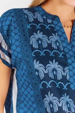 Online Blakely Sleeveless Top - Navy - LL47 Shirts & Tops