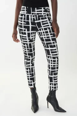 New Block Inspired Pants - Black& White - JR124 Ladies Pants