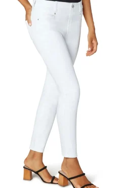 Online Bright White Gia Glider Ankle Jean - AT8 Women Women's Jeans