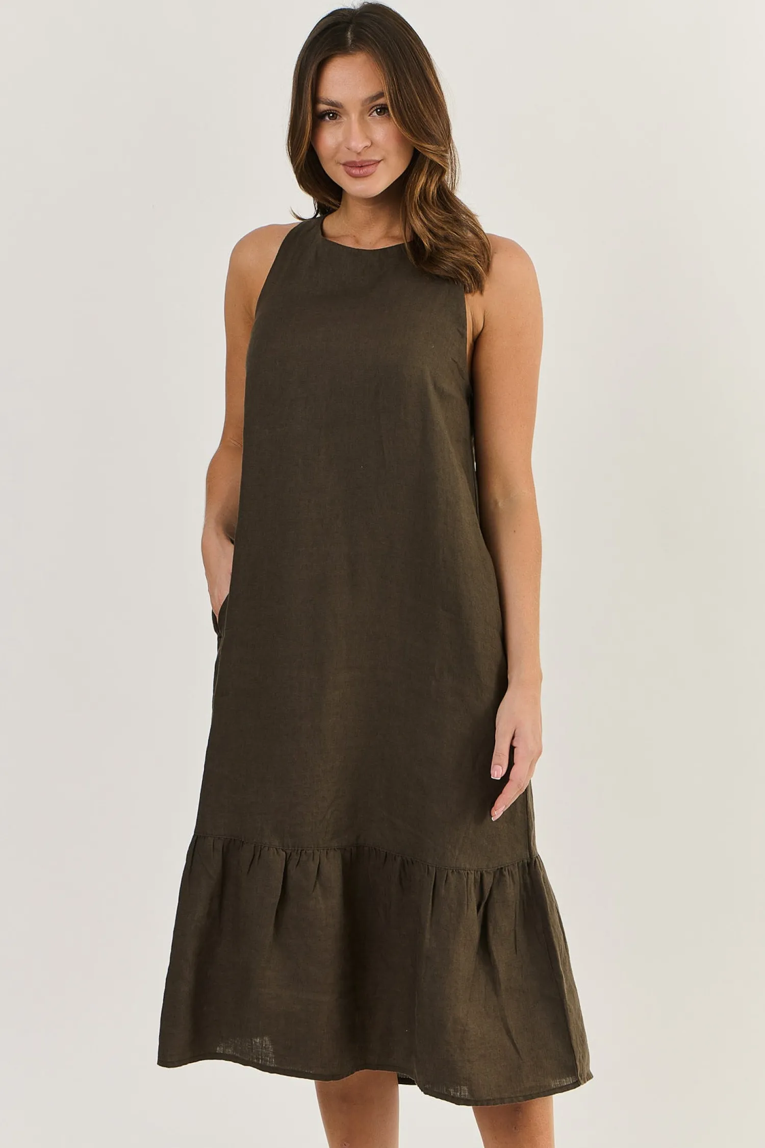 Outlet Brooklyn Dress - Espresso - OJ15 Dresses