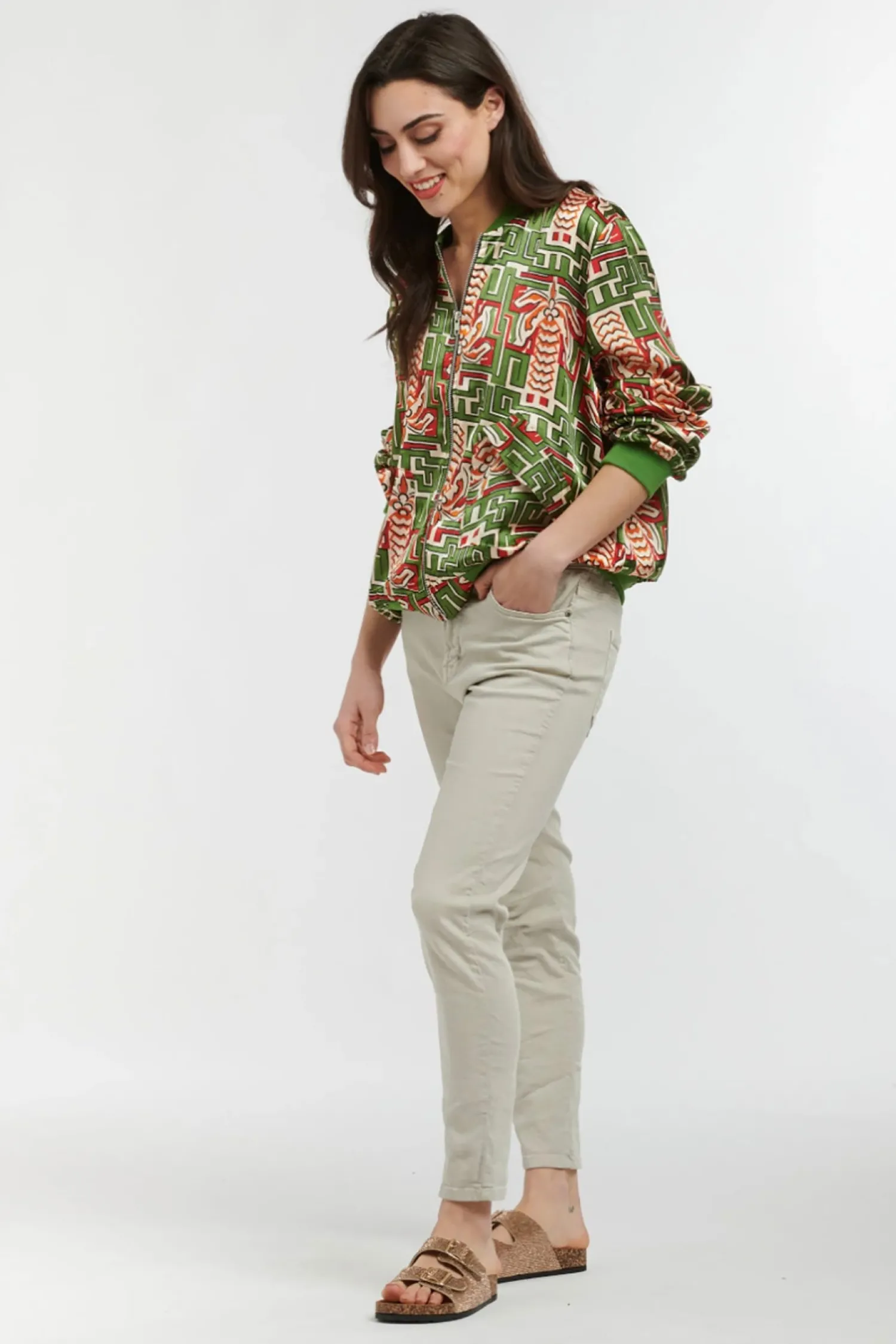 Cafe Jacket - Green - IS24 Coats & Jackets