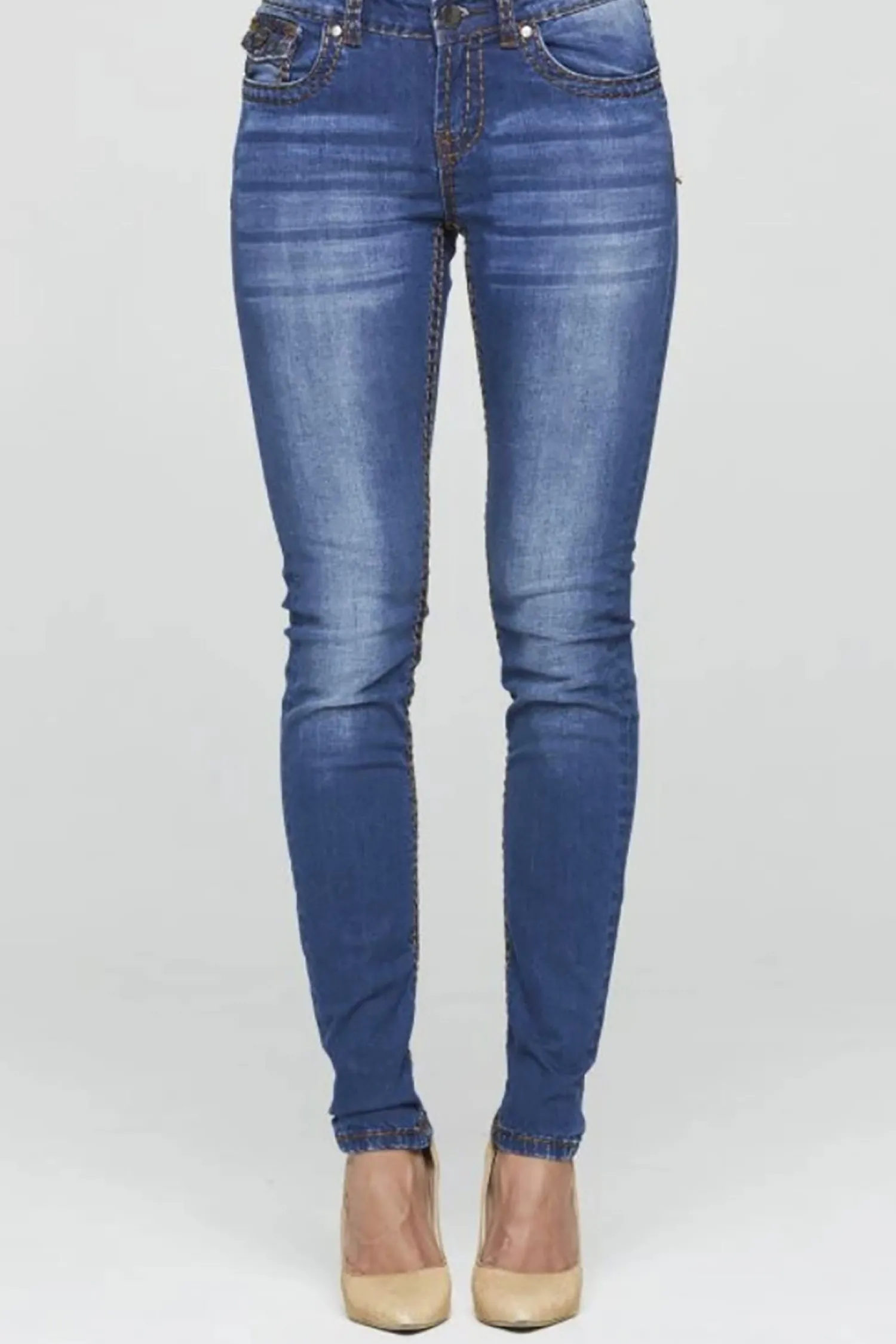 Outlet Chelsea Jeans Denim - DBRZ - NLJ6 Women Women's Jeans