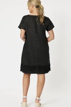 Clearance Chic Shift Dress - Black - GS9 Dresses