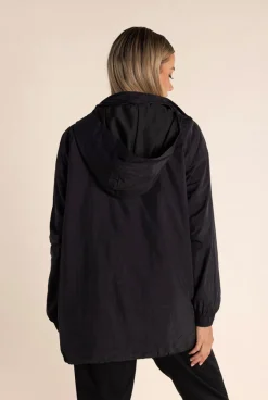 Best Chloe Spray Jacket - Black/Gold Logo - TT49 Coats & Jackets