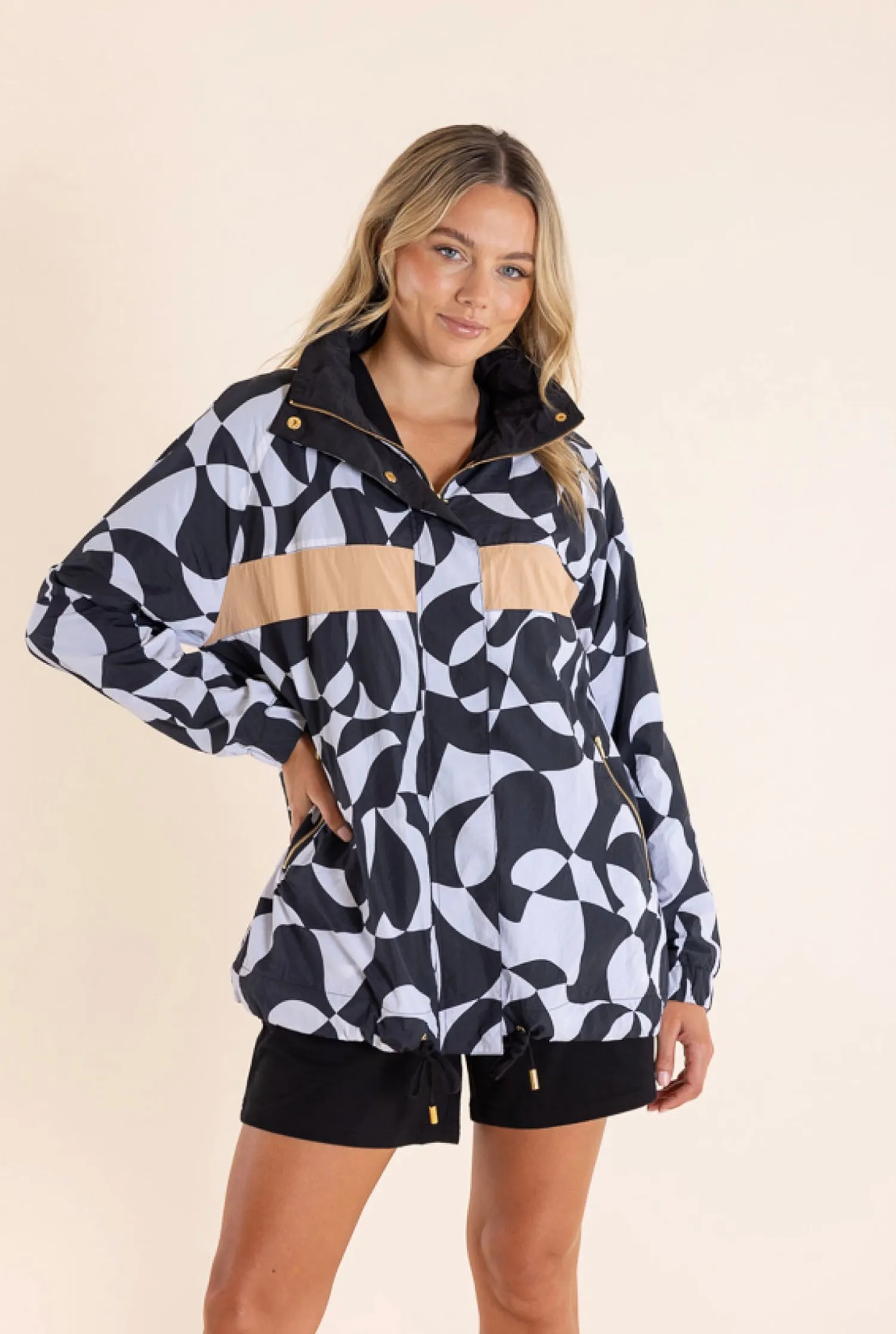 Discount Cooper Puzzle Print Spray Jacket - TT50 Coats & Jackets