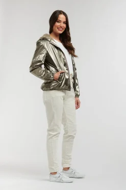 Hot Cosmo Jacket - White Gold - IS28 Coats & Jackets