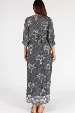 Dominica Kaftan - Ebony - LS9 Dresses