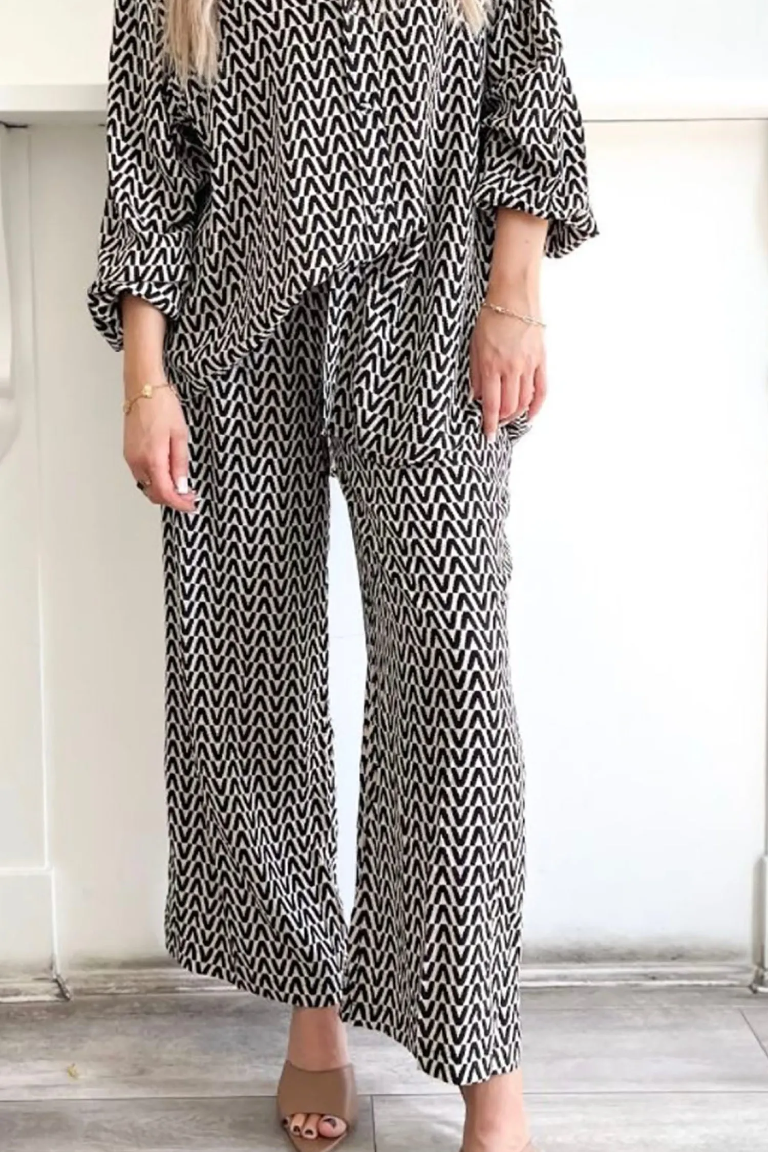 Sale Drew Bamboo Pant - Geo - SO12 Ladies Pants