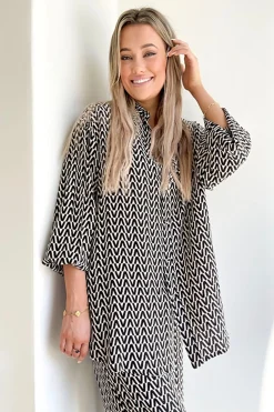 Hot Drew BamBoo Shirt - Geo - SO11 Shirts & Tops