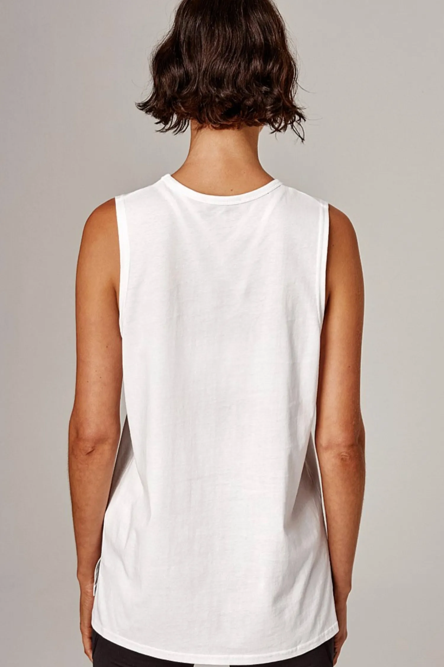 Hot Easy Rider Muscle Tank - White - RB8 Activewear