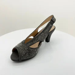 Best Emily Shimmer Heel | Grey Micro | C3 Wedding Shoes|Heels