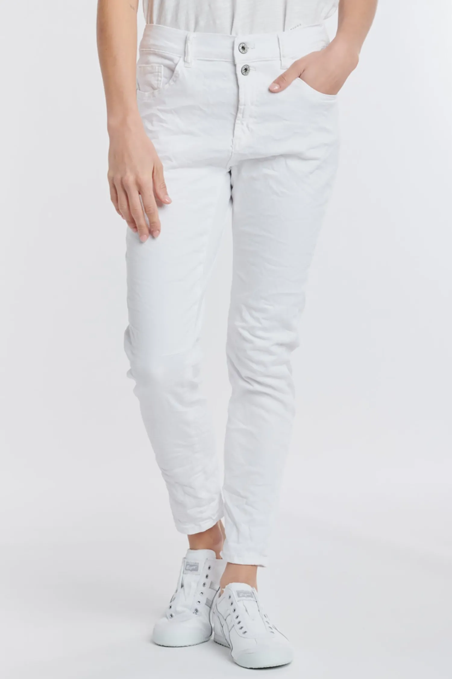 New Emma Stretch Jeans - White - IS5 Women Women's Jeans