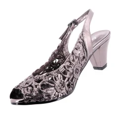Clearance Event Heels | Pewter | EK1 Wedding Shoes|Heels