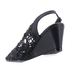 New Excel Wedge | Black | EK2 Wedding Shoes|Wedges