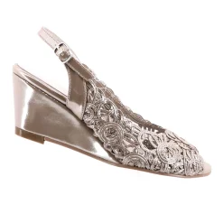 Sale Excel Wedge | Soft Gold | EK2 Wedding Shoes|Wedges