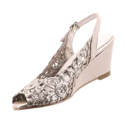 Sale Excel Wedge | Soft Gold | EK2 Wedding Shoes|Wedges