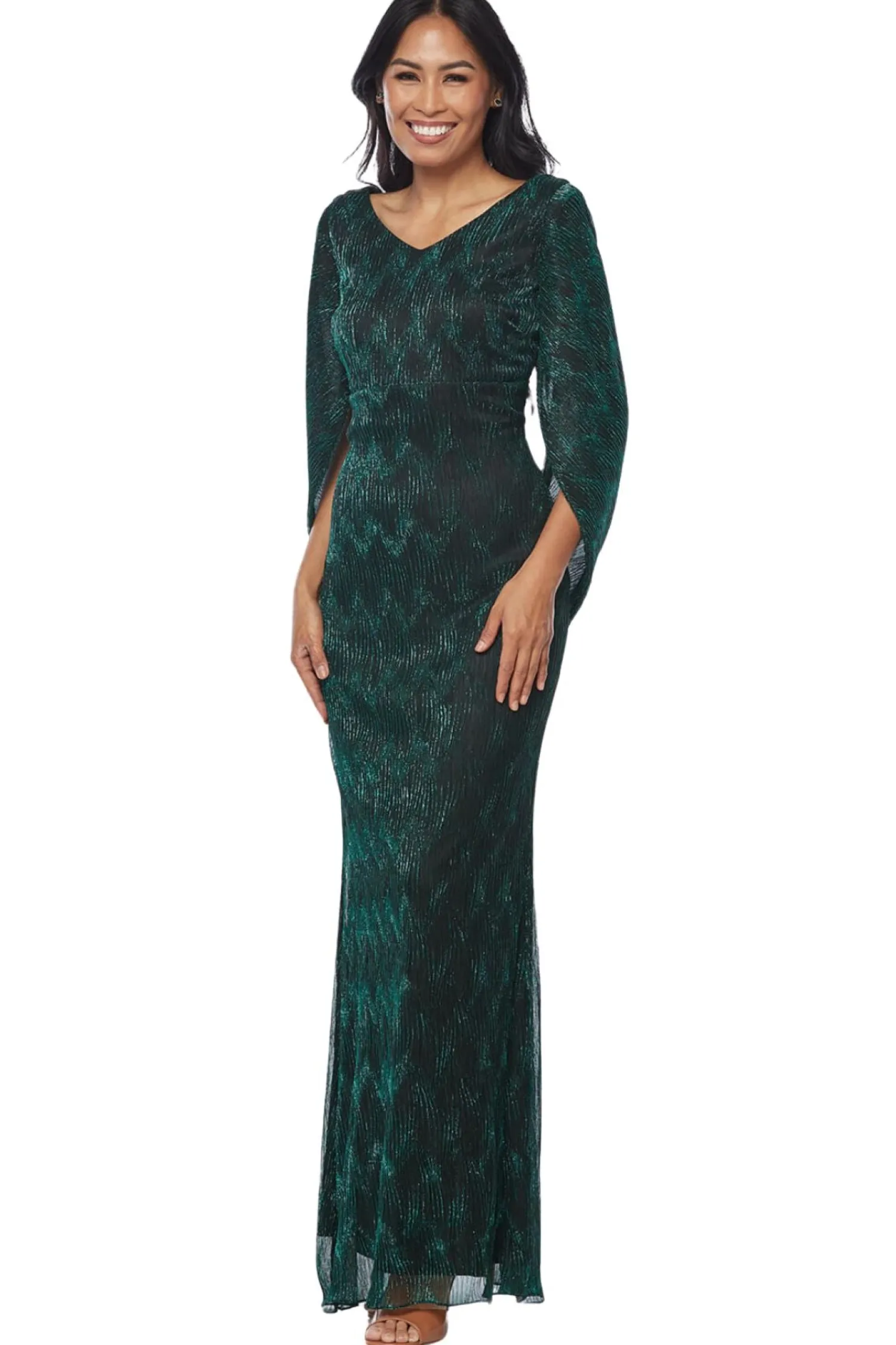 Discount Faith Lurex Dress - Jade -Z24 Weddings & Events