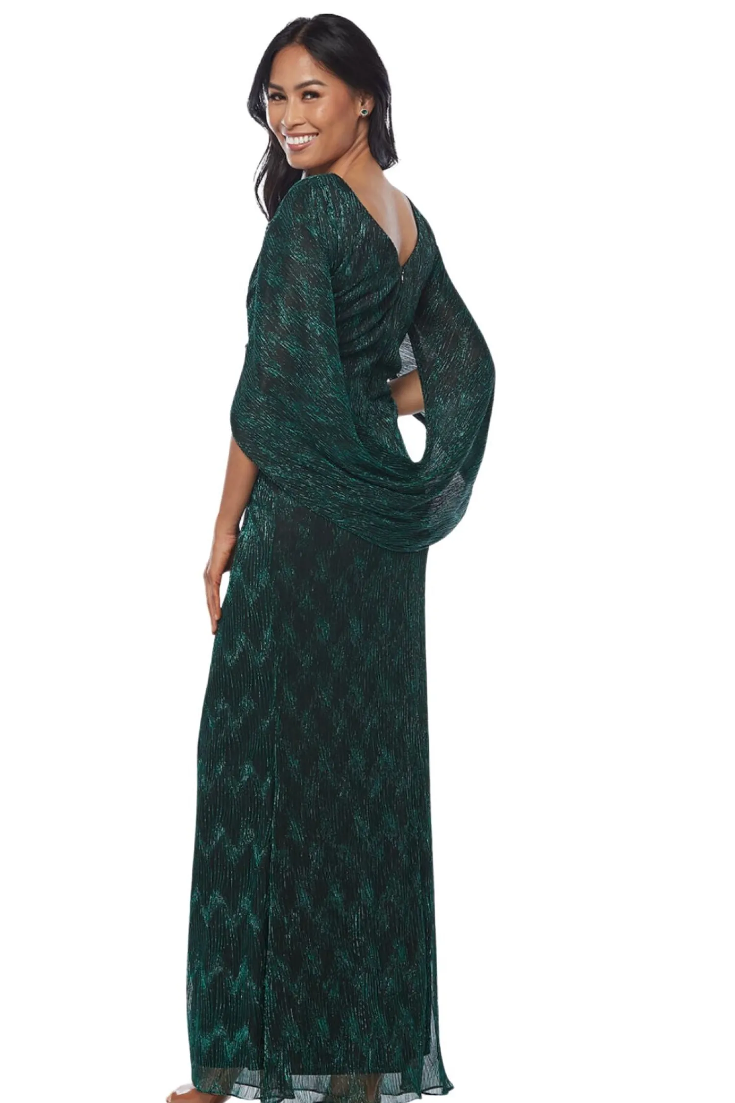 Discount Faith Lurex Dress - Jade -Z24 Weddings & Events