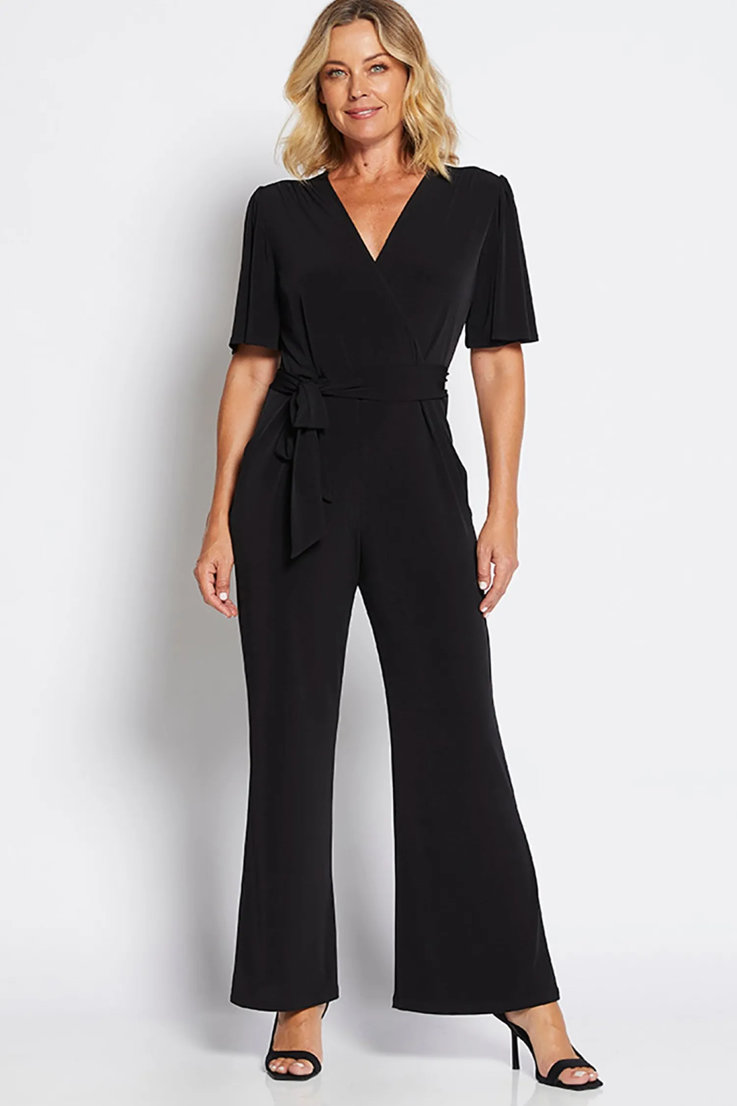 Outlet Flutter Jumpsuit - Black - PH3 Jumpsuits