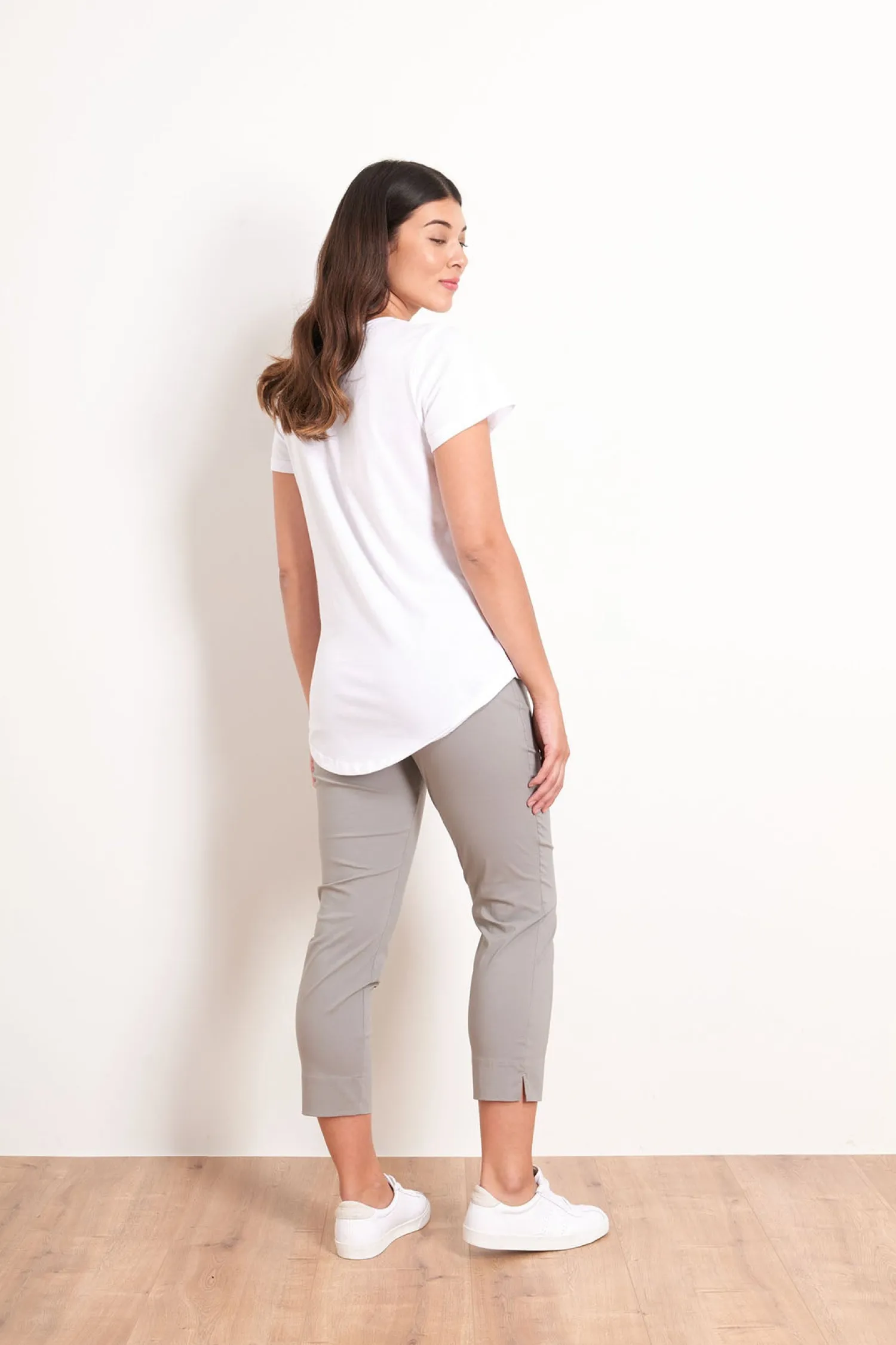Hot Fuss Free Capri - Pebble - F4 Ladies Pants