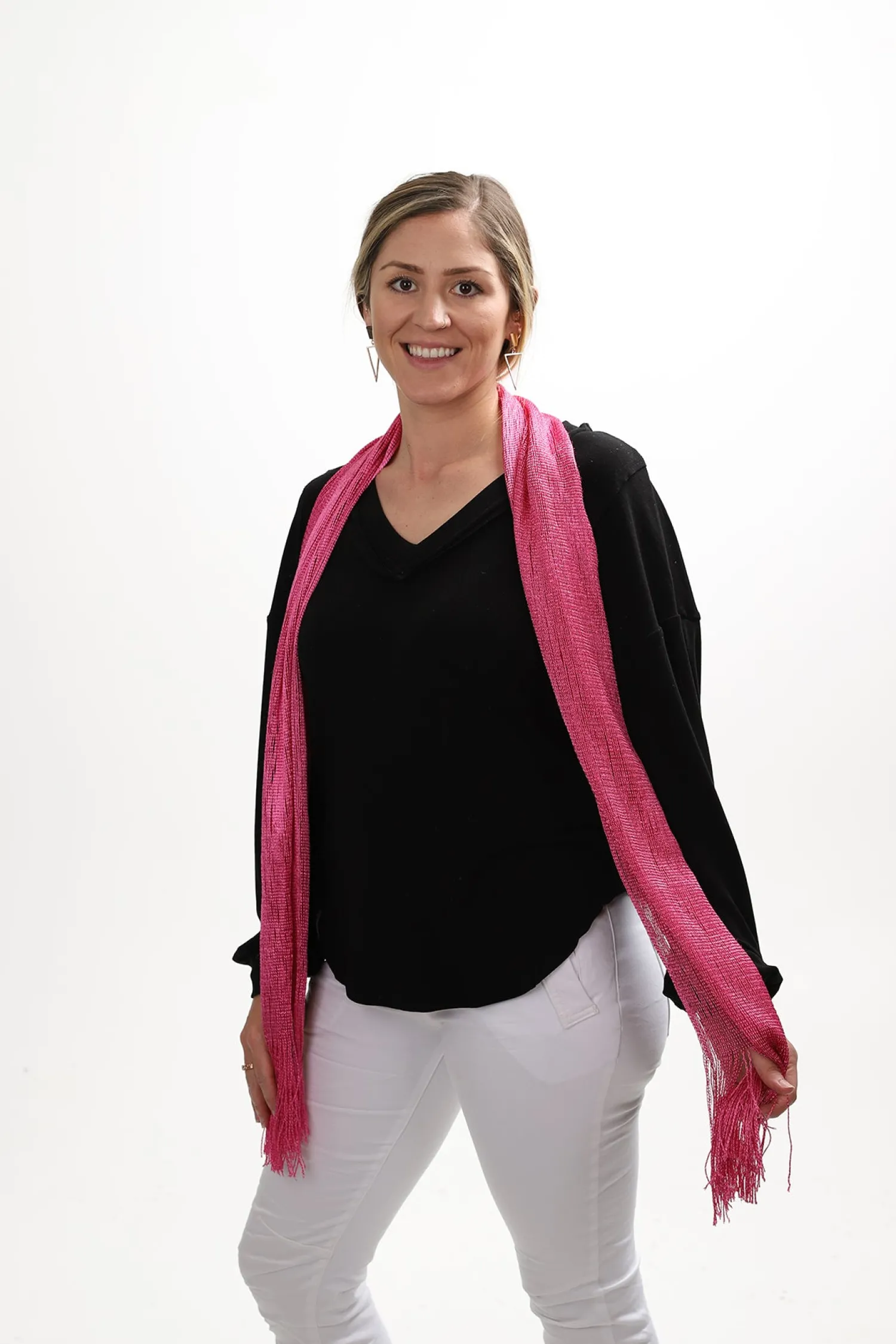 Online Gatsby Shawl | Hot Pink | SR165 Scarves & Wraps