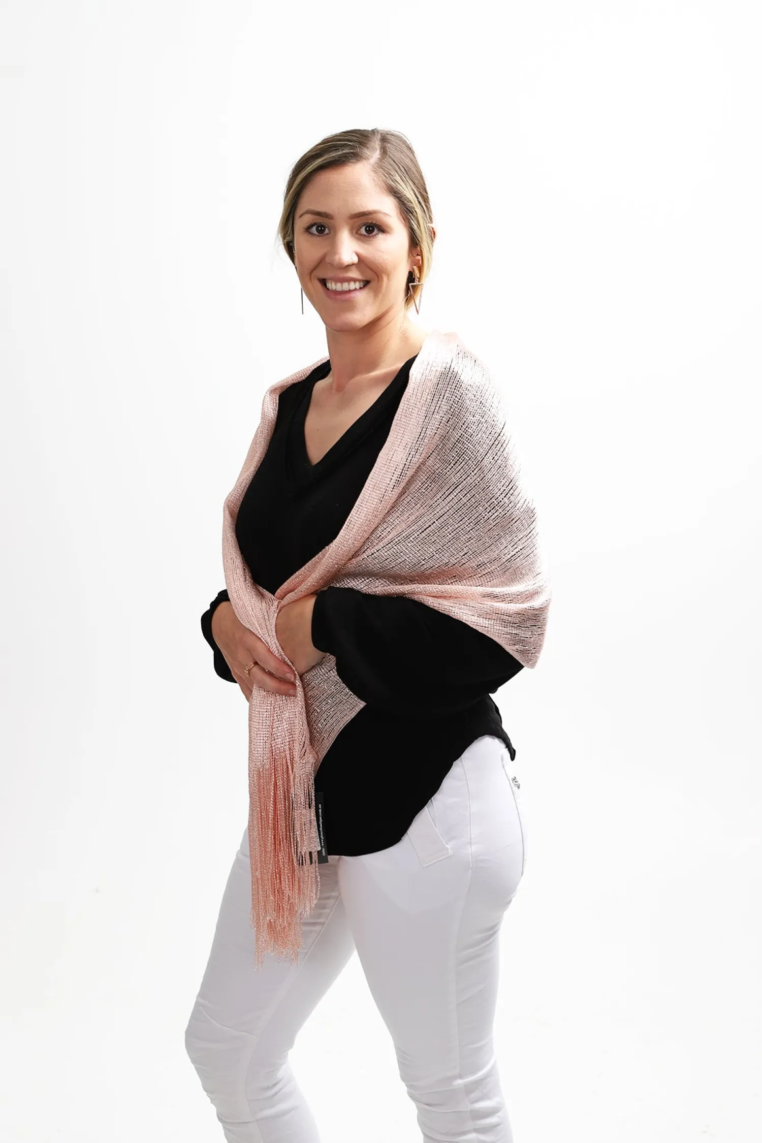 Clearance Gatsby Shawl | Rose Pink | SR165 Scarves & Wraps