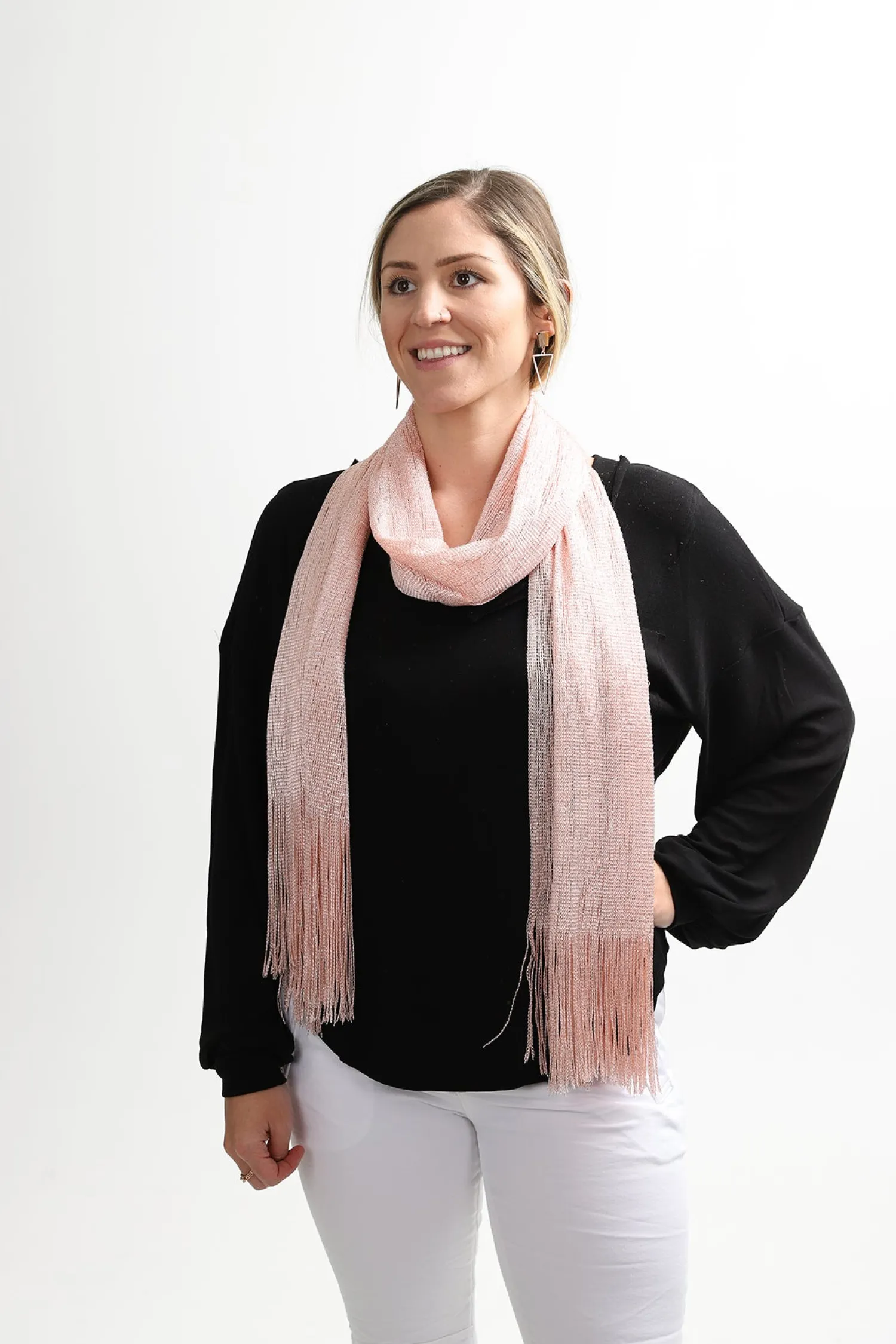 Clearance Gatsby Shawl | Rose Pink | SR165 Scarves & Wraps
