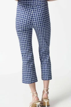 Geo Flare Pant - Blue/White - JR30 Ladies Pants