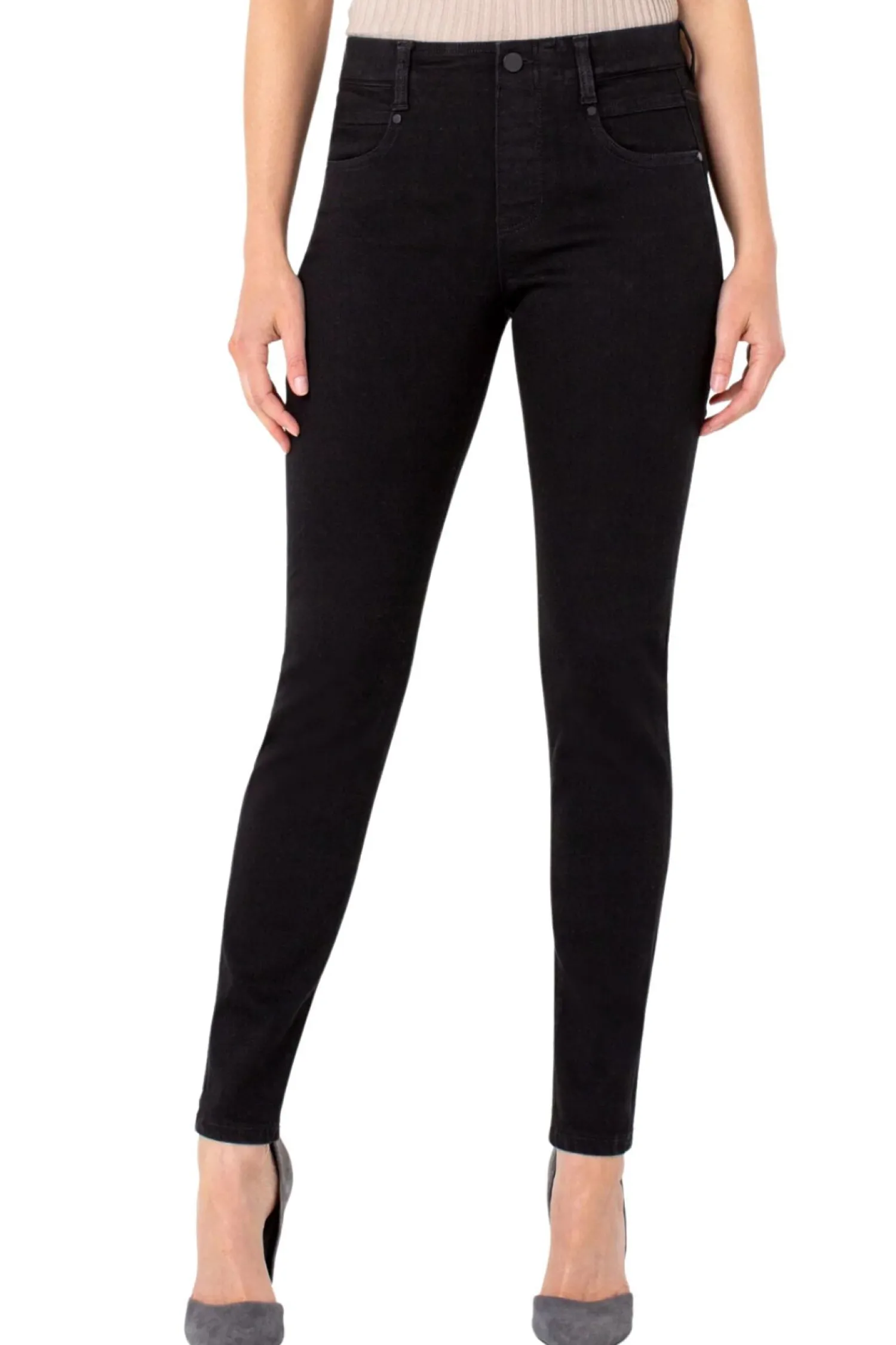 Gia Glider Jean - Black - AT4 Women Women's Jeans