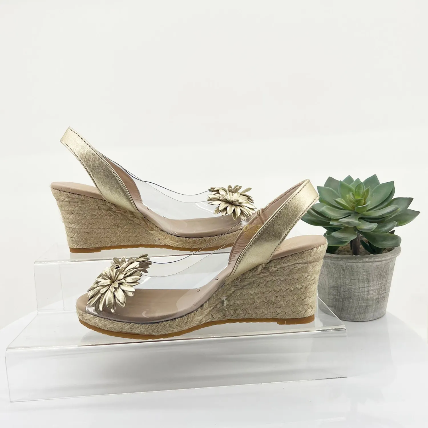 Gold Daisy Wedge | RW3 Wedges