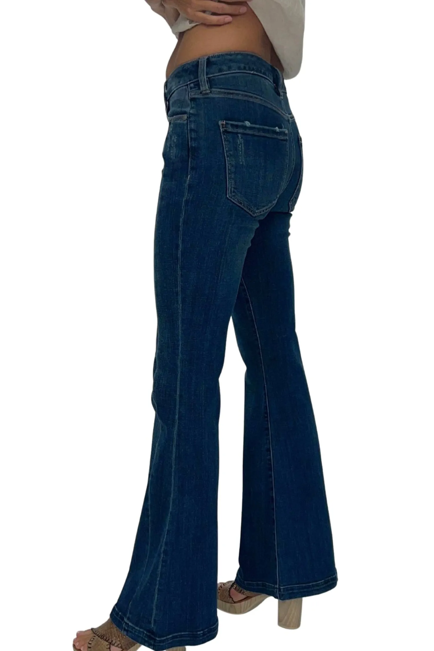 Hannah Flare Jean - Denim - AT1 Women Women's Jeans