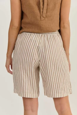 New Hayley Linen Short - Ginger Slice - OJ14 Shorts