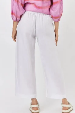 Sale Hayley Pant - White - OJ10 Linen Lovers|Ladies Pants