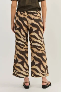 Sale Hayley Pant -Wildcat - OJ10 Linen Lovers|Ladies Pants