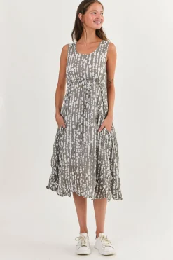 Online Henley Dress - Caviar Pearl - N11 Dresses