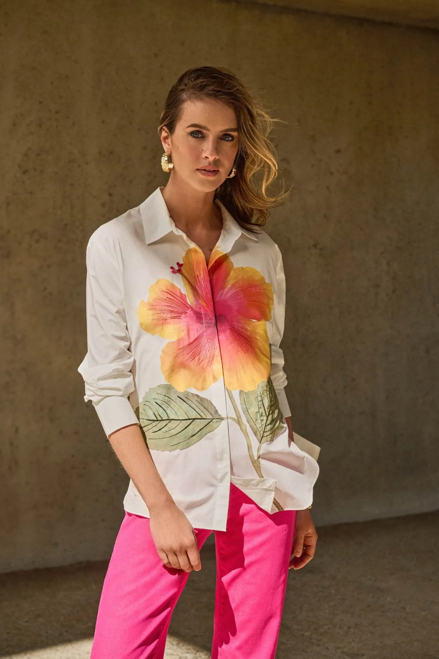 Hot Hibiscus Shirt - JR40 Shirts & Tops