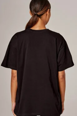 Online Hollywood Relaxed Tee - Black - RB7 Activewear|Shirts & Tops