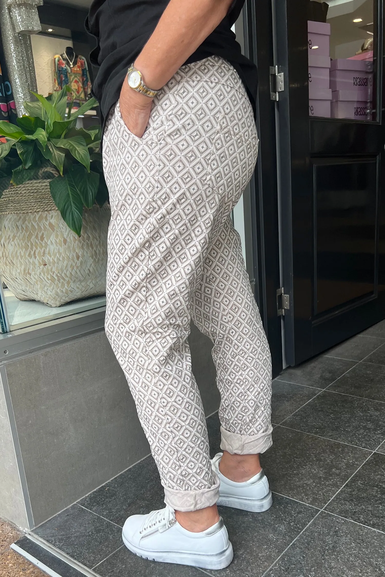 Outlet Hudson Stretch Pant - Fawn - CG12 Ladies Pants