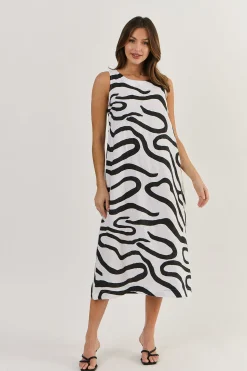 Isa Linen Dress - Black - OJ21 Linen Lovers|Dresses