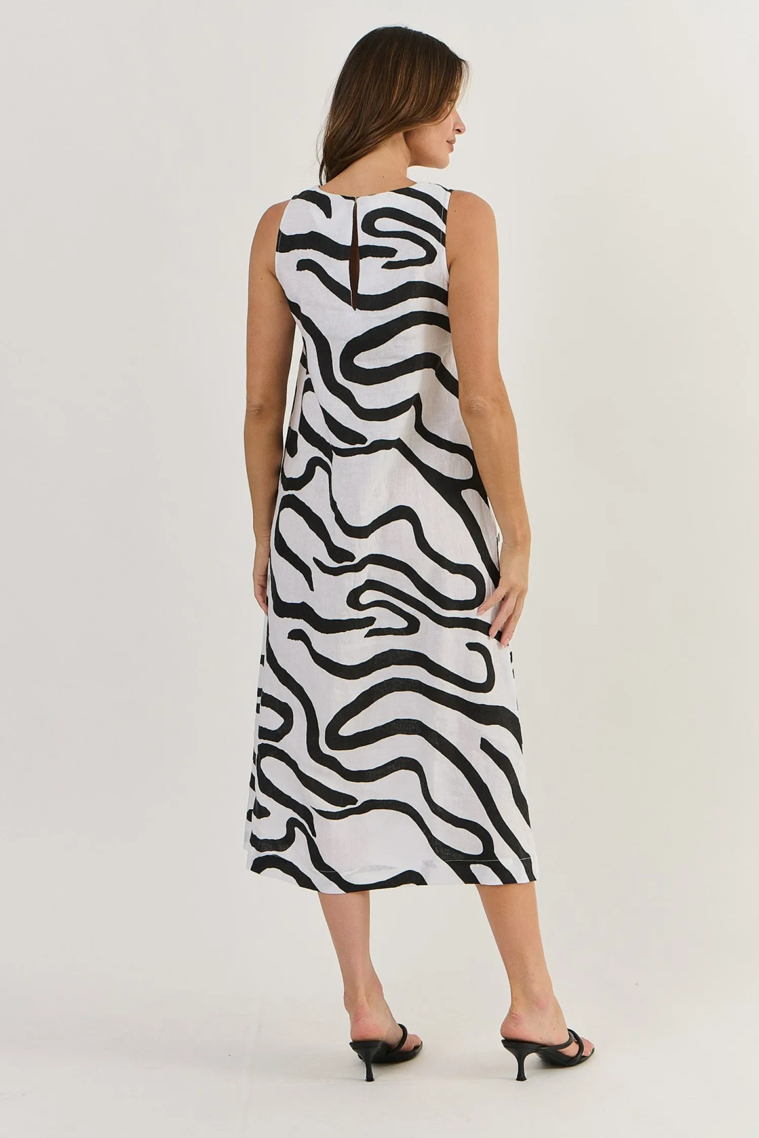 Isa Linen Dress - Black - OJ21 Linen Lovers|Dresses